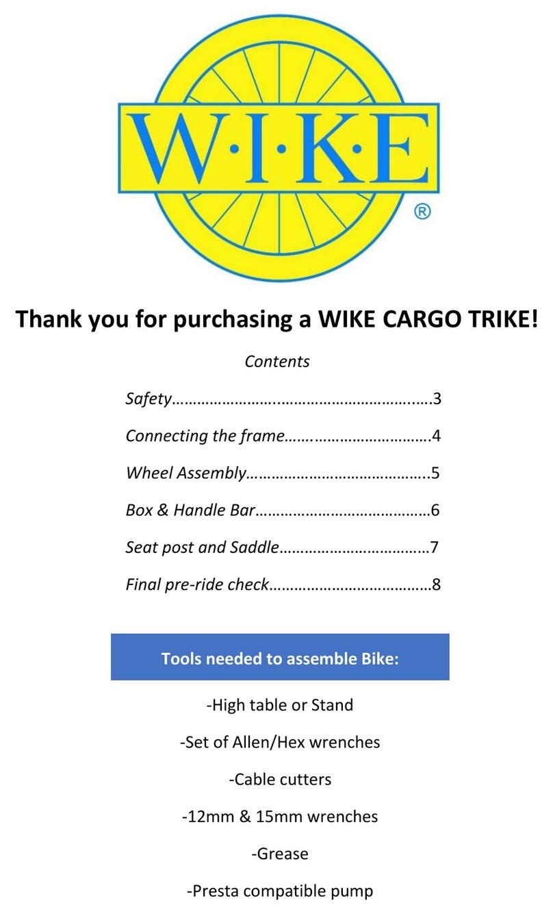 WIKE CARGO TRIKE manual