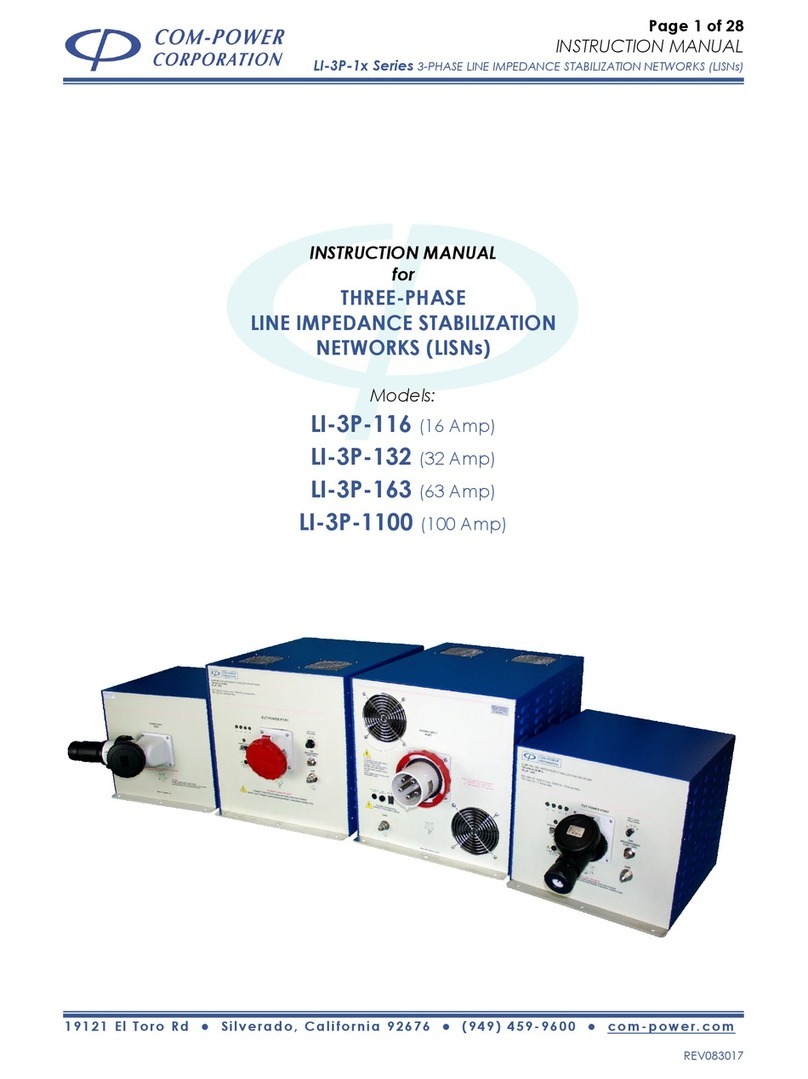 Com-Power LI-3P-132 instruction manual