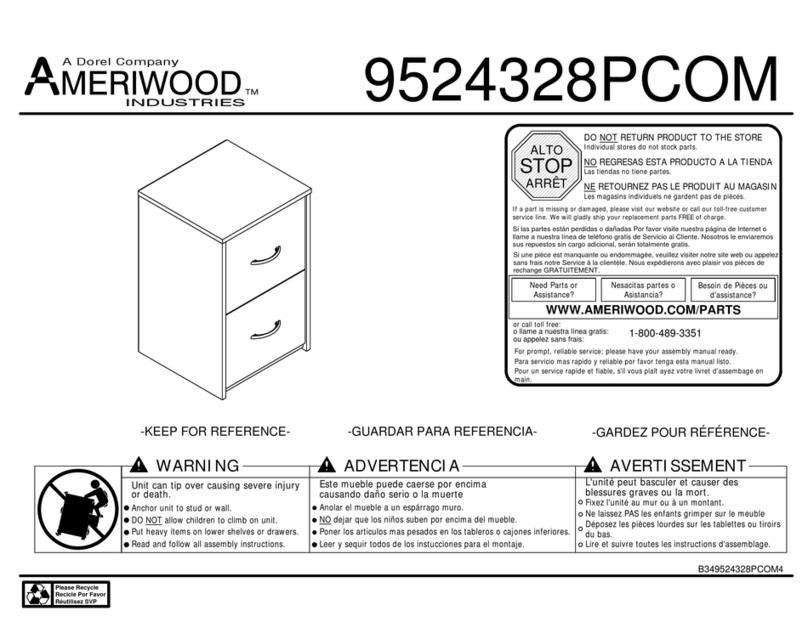 Ameriwood 9524328PCOM User manual