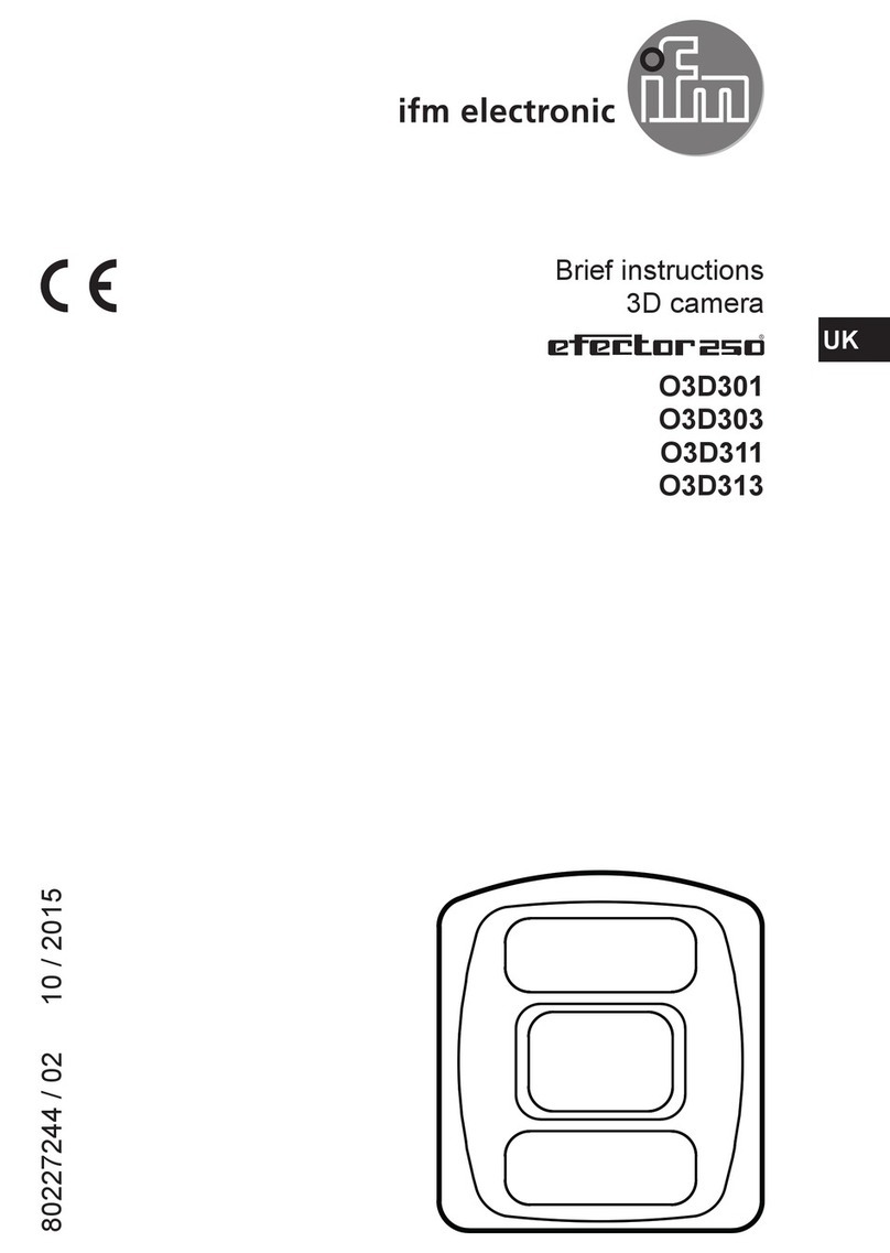 IFM Efector 250 O3D301 Reference guide