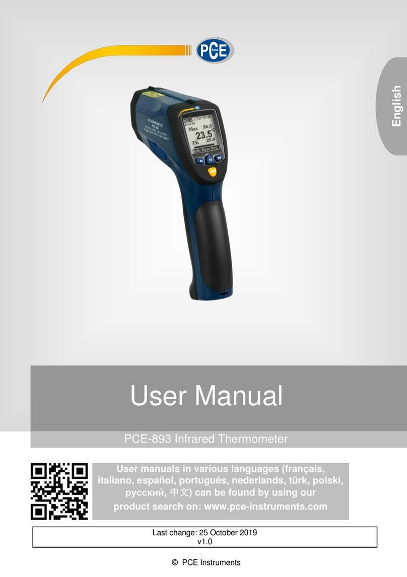 PCE Health and Fitness PCE-893 user manual