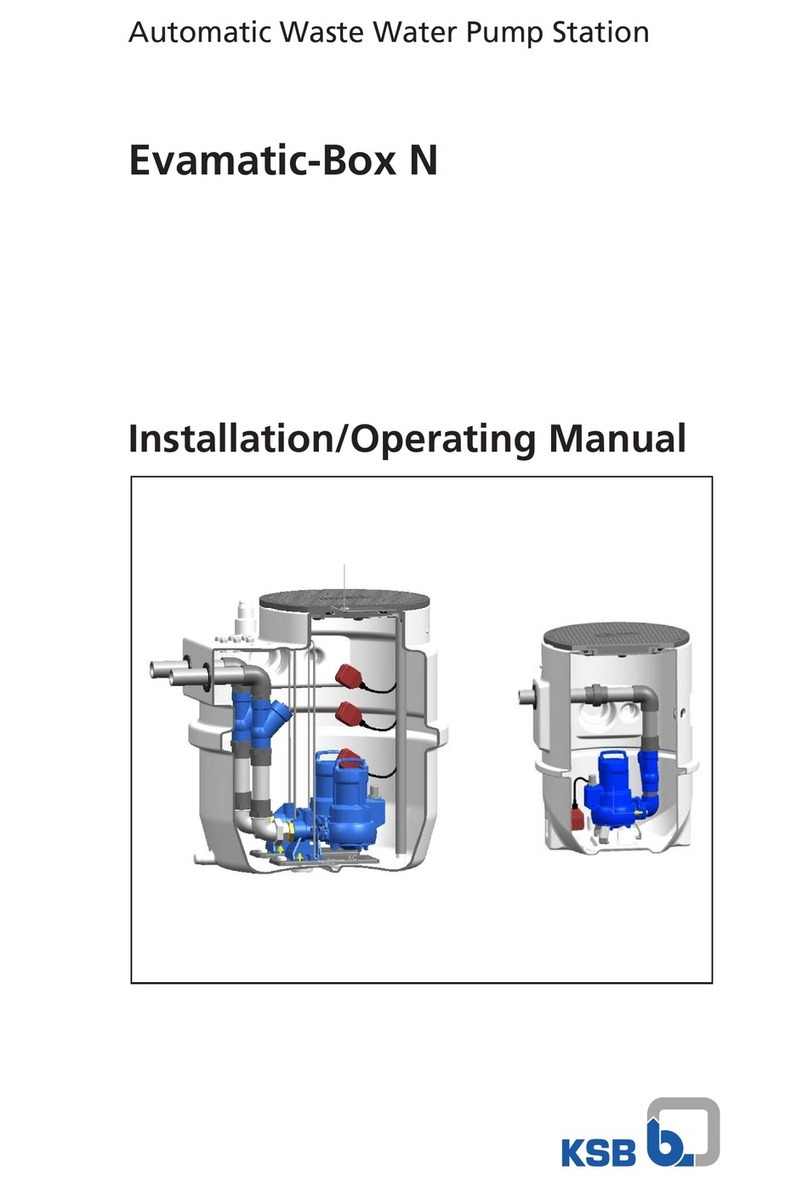 KSB Evamatic-Box N Series Installation instructions