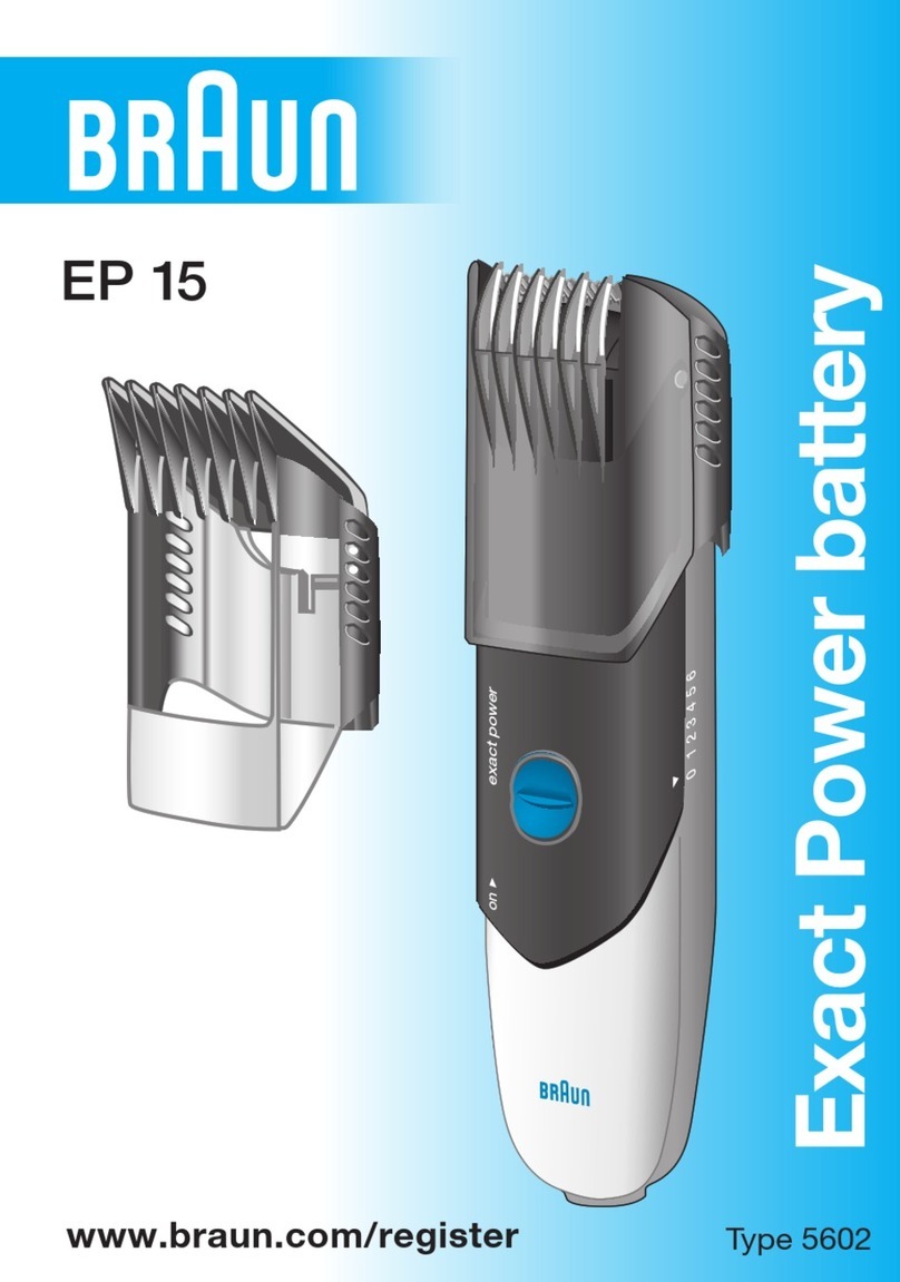 Braun Exact Power battery EP 15 manual