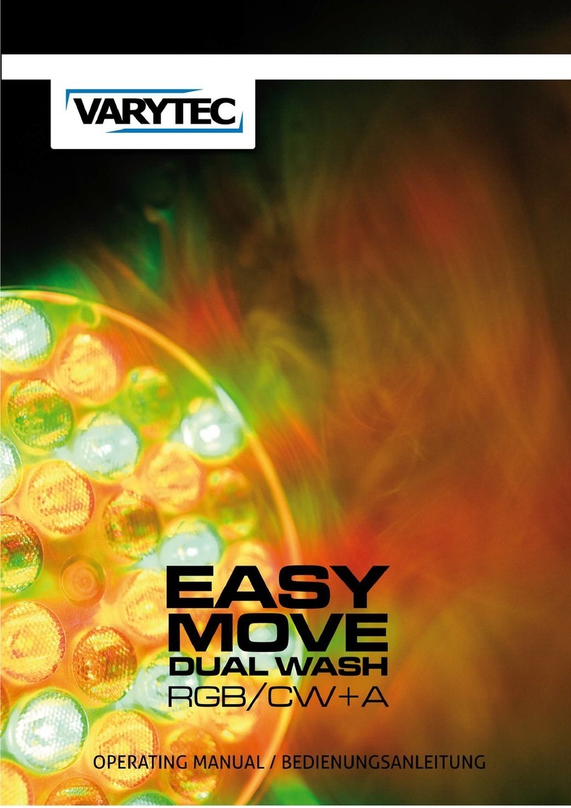 Varytec EASY MOVE DUAL WASH operating manual