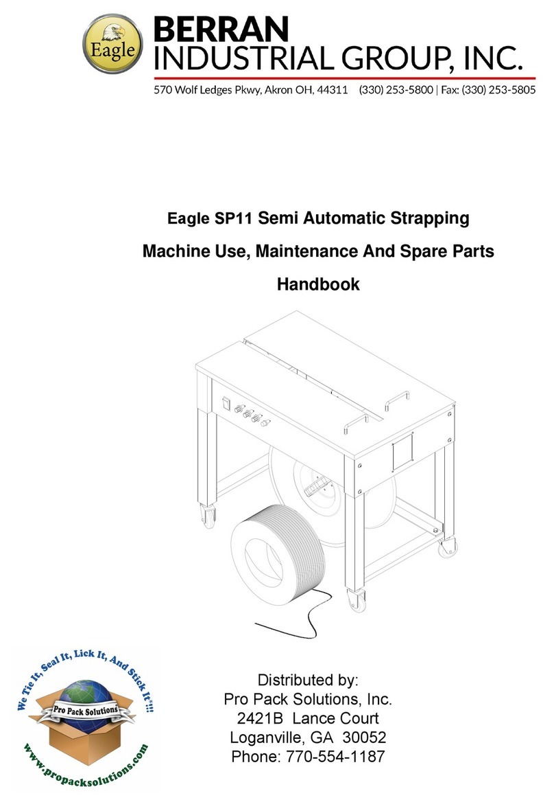 Berran Industrial Group Eagle SP11 Use, maintenance and spare parts manual
