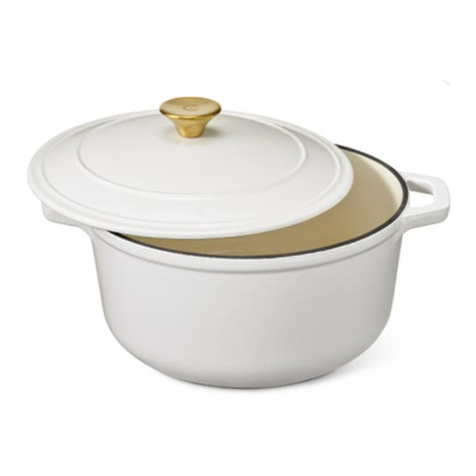 Crofton Cast iron 6 QT (5.7 L) dutch oven User manual
