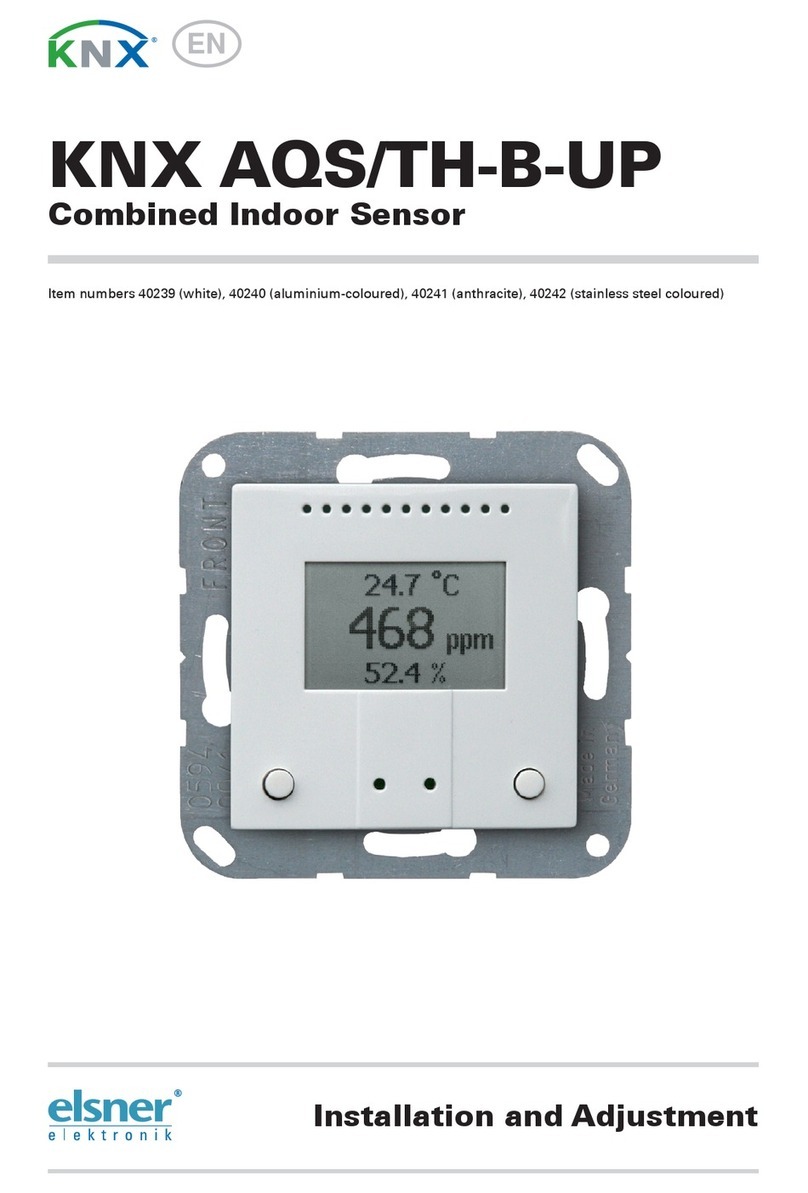Elsner KNX AQS/TH-B-UP Series Guide Elsner KNX AQS/TH-B-UP Series Guide