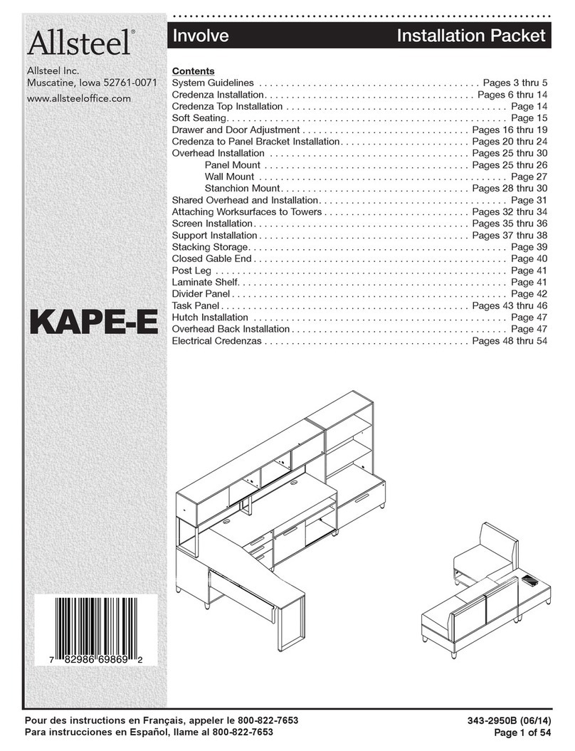 Allsteel Involve KAPE-E Service manual