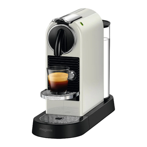 Nespresso magimix CITIZ User manual