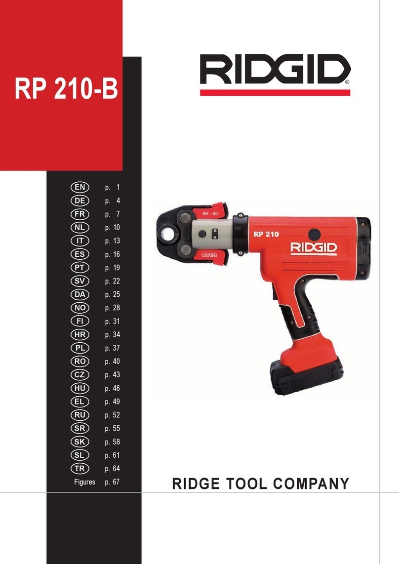 RIDGID RP 210-B manual