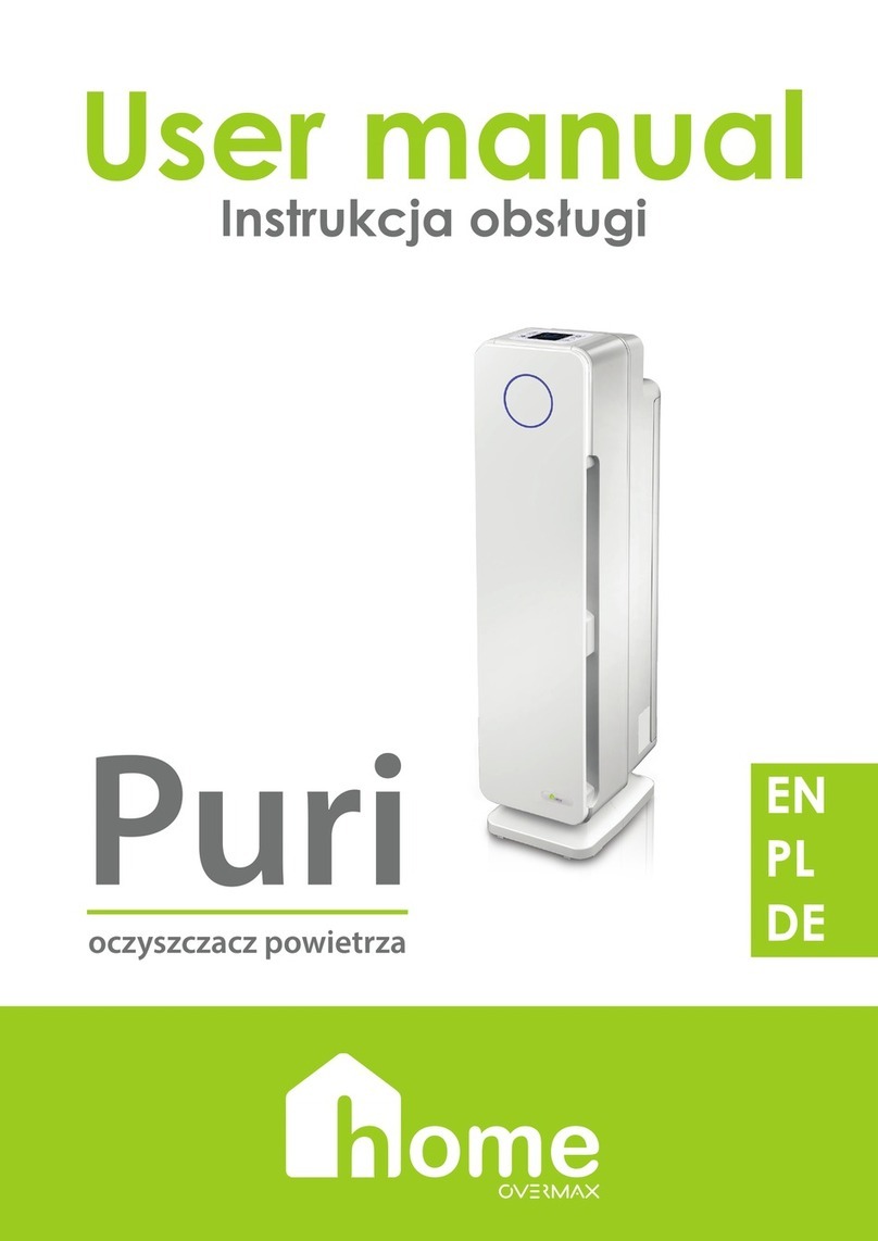 Overmax Home Puri user manual