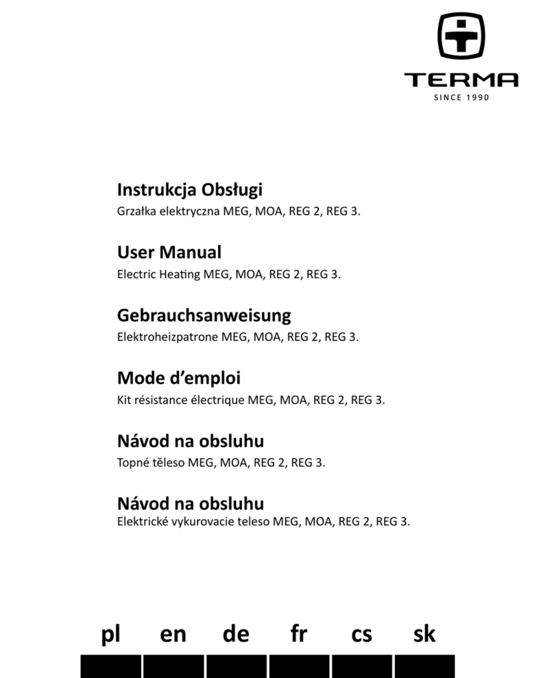 TERMA REG 2 user manual