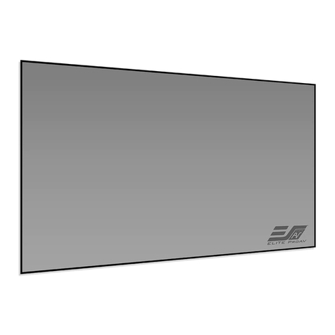 EliteProAV EDGE FREE Pro Frame Thin UST Series User manual