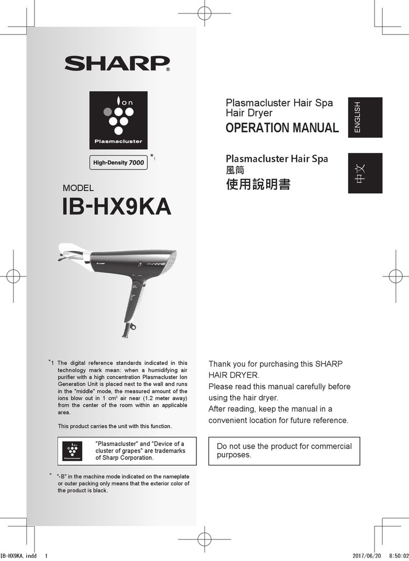 Sharp IB-HX9KA Operation manual
