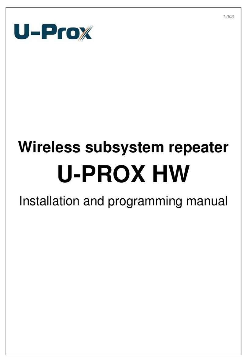 U-Prox HW Assembly instructions