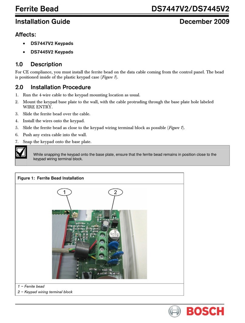 Bosch DS7447V2 Series User manual
