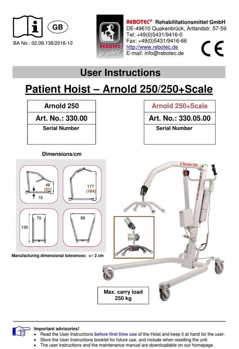 Rebotec Arnold 250 User instructions