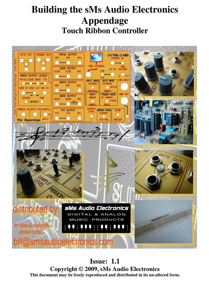 sMs Audio Electronics Appendage User manual