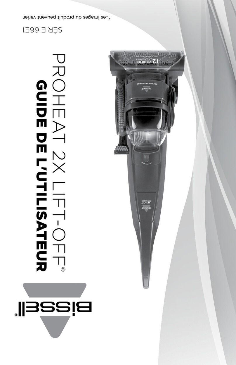 Bissell PROHEAT 2X LIFT-OFF 66E1 Series User manual Bissell PROHEAT 2X LIFT-OFF 66E1 Series User manual