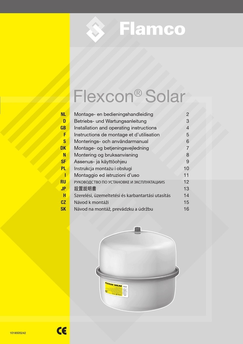 flamco Flexcon Solar Installation and operating instructions flamco Flexcon Solar Installation and operating instructions