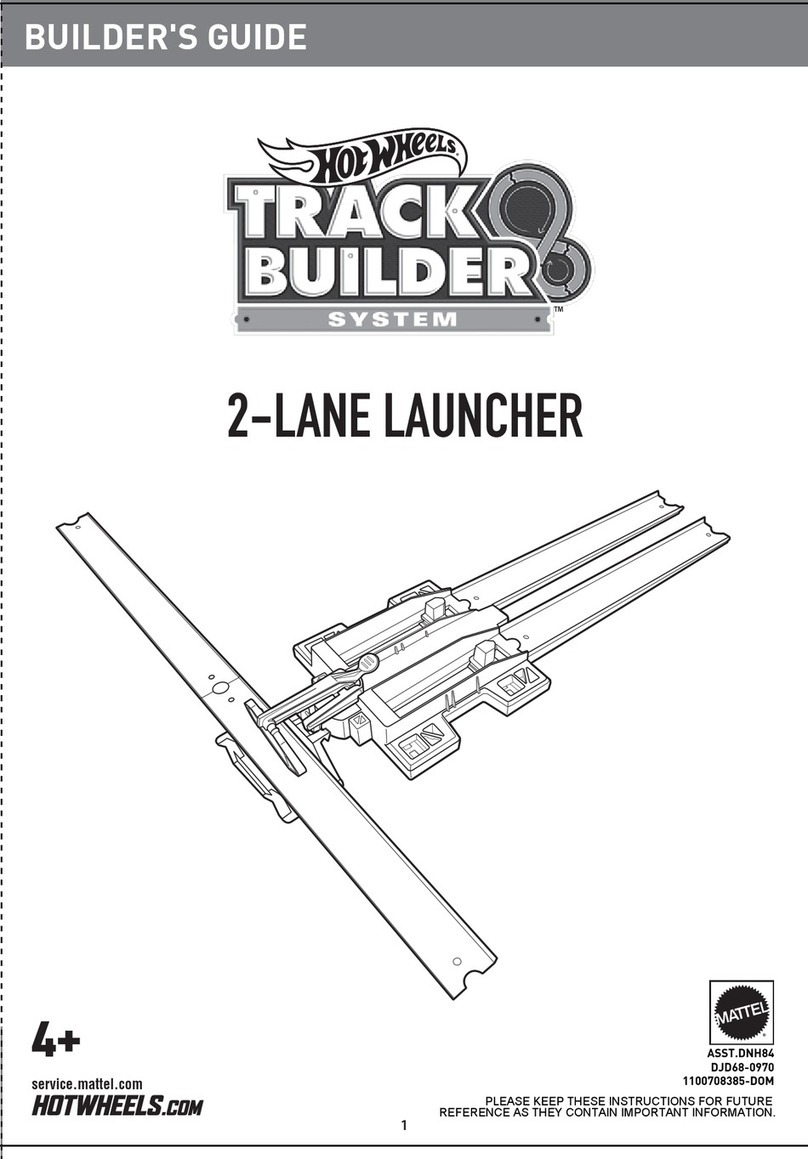 Hot Wheels TRACK BUILDER SYSTEM DJD68 Builder's guide Hot Wheels TRACK BUILDER SYSTEM DJD68 Builder's guide