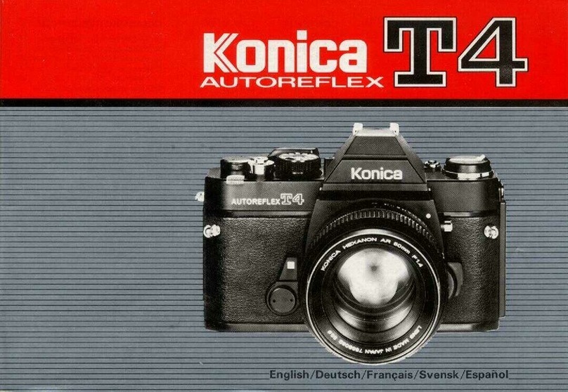 Konica Minolta AUTOREFLEX T4 User manual