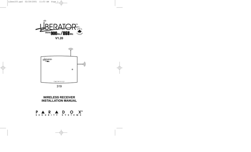 Paradox Liberator 9000 installation manual