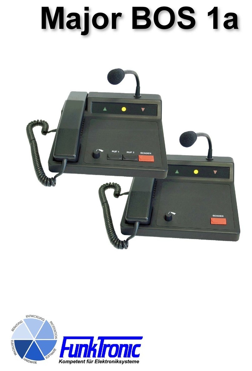 FunkTronic Major BOS 1a manual