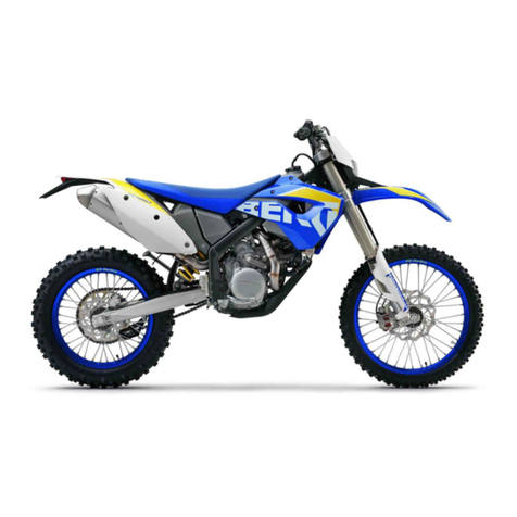 HUSABERG FE 450 USA 2009 Setup instructions