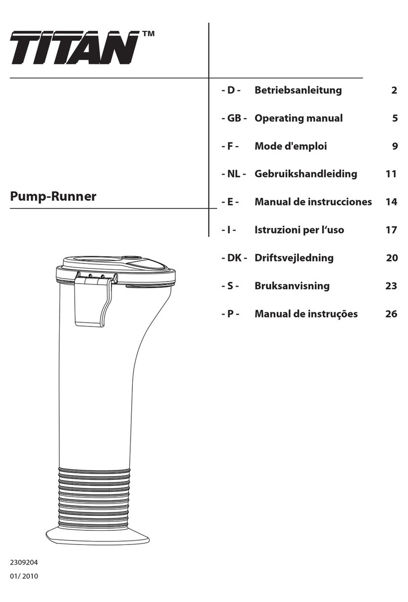 Titan Pump-Runner operating manual Titan Pump-Runner operating manual