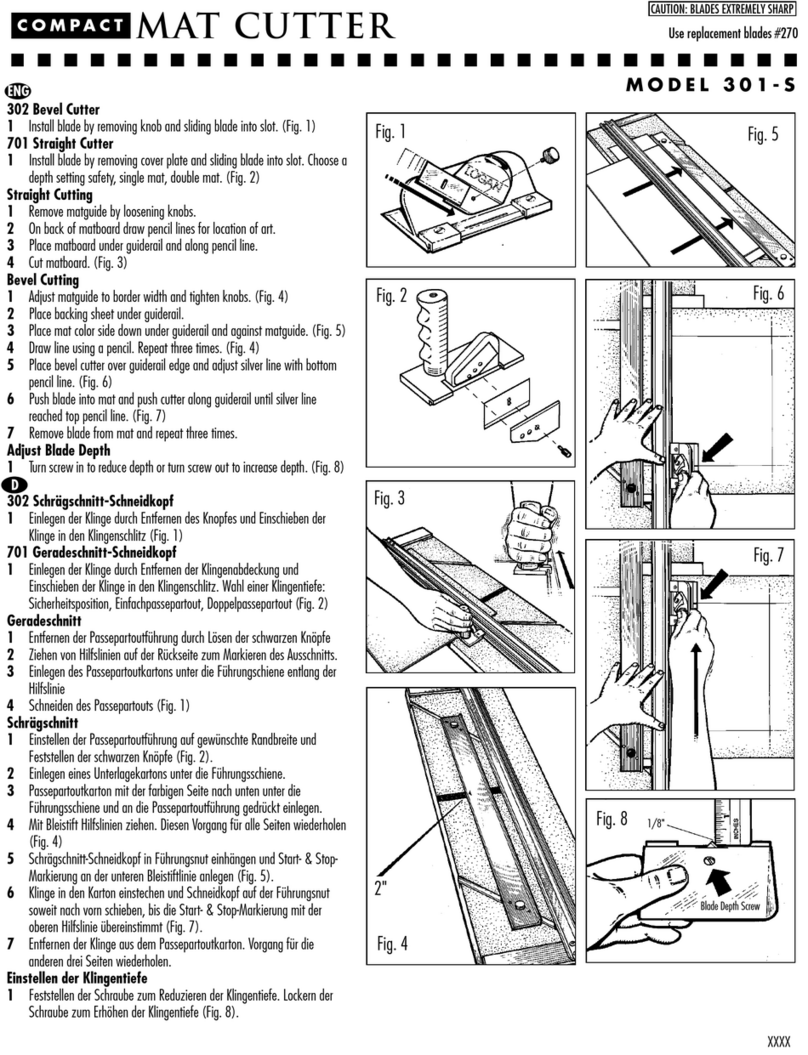 Logan Graphic Products 301-S quick start guide