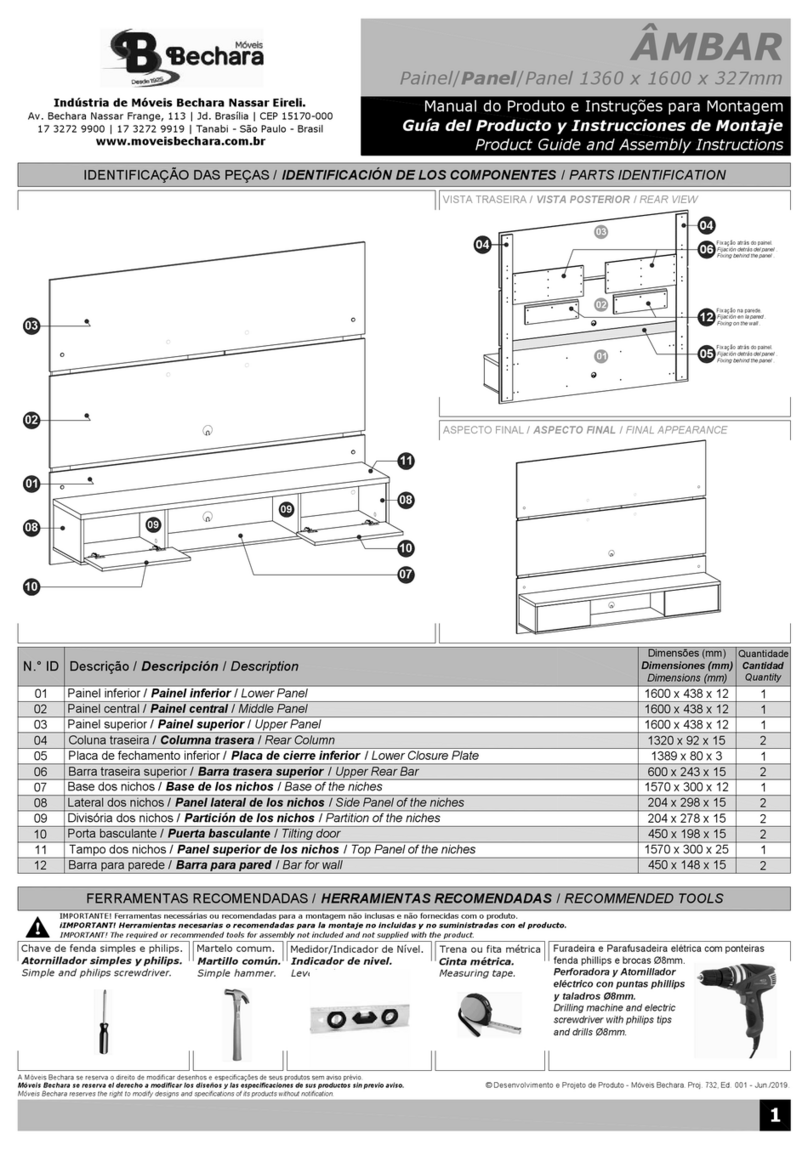 Moveis Bechara AMBAR User manual