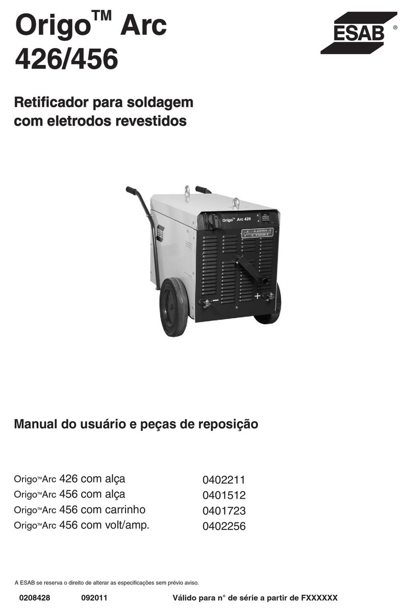 ESAB Origo Arc 456 Series Guide