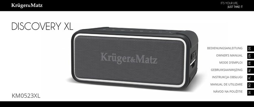 Kruger&Matz DISCOVERY XL owner's manual