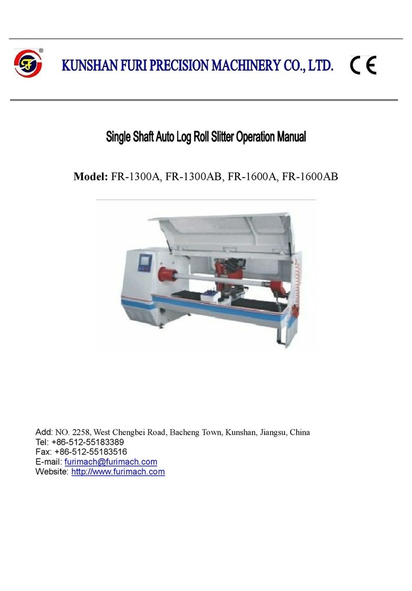 Kunshan furi precision machinery FR-1300A Operation manual