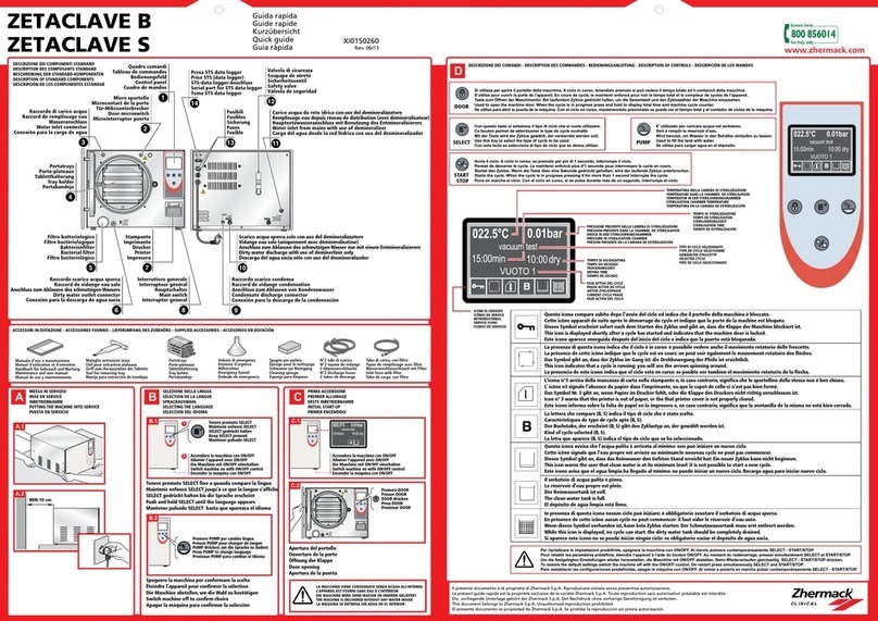 Zhermack ZETACLAVE B quick guide
