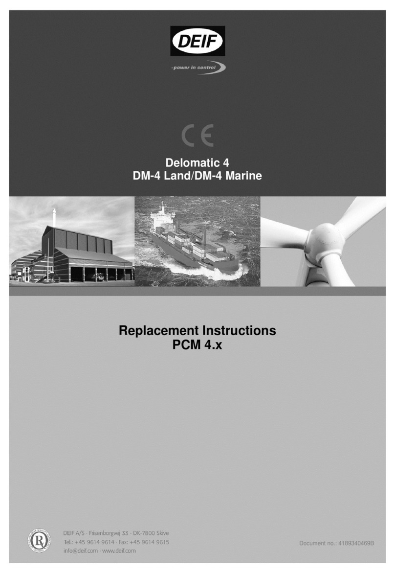 Deif PCM 4 Series Replacement instructions