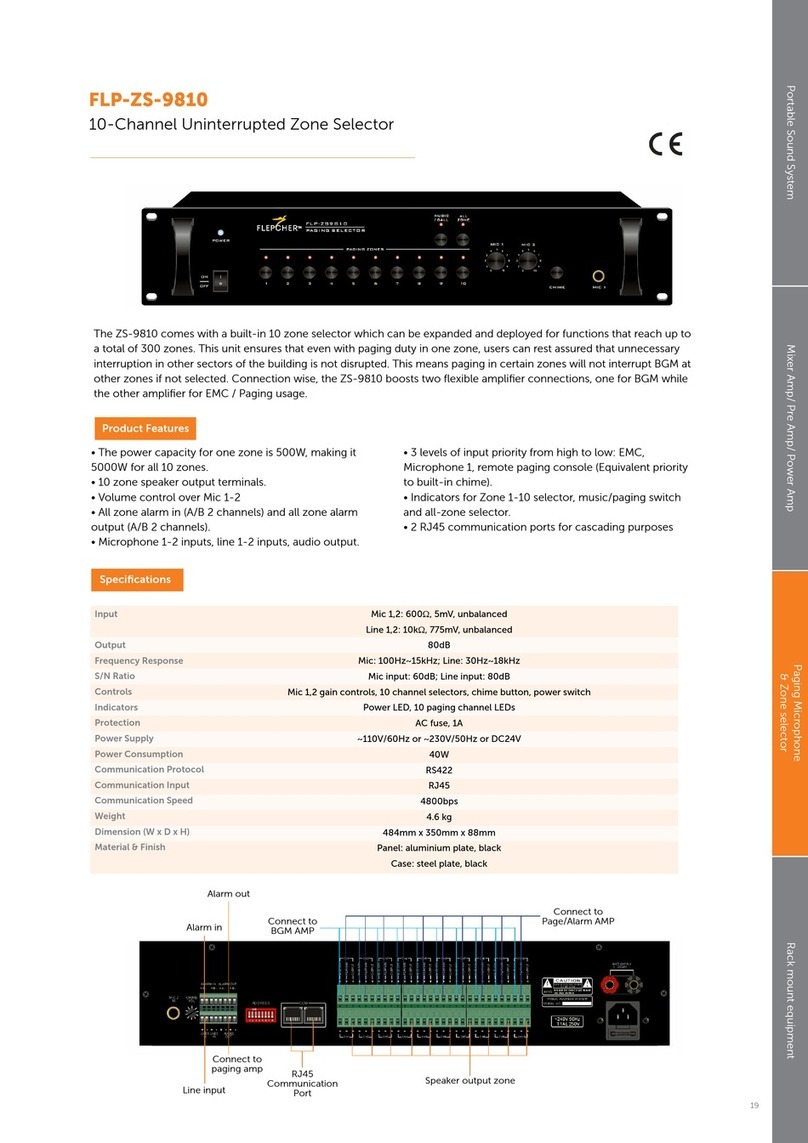 Flepcher FLP-ZS9810 User manual