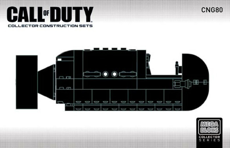 Mega Bloks Call of Duty CNG80 User manual