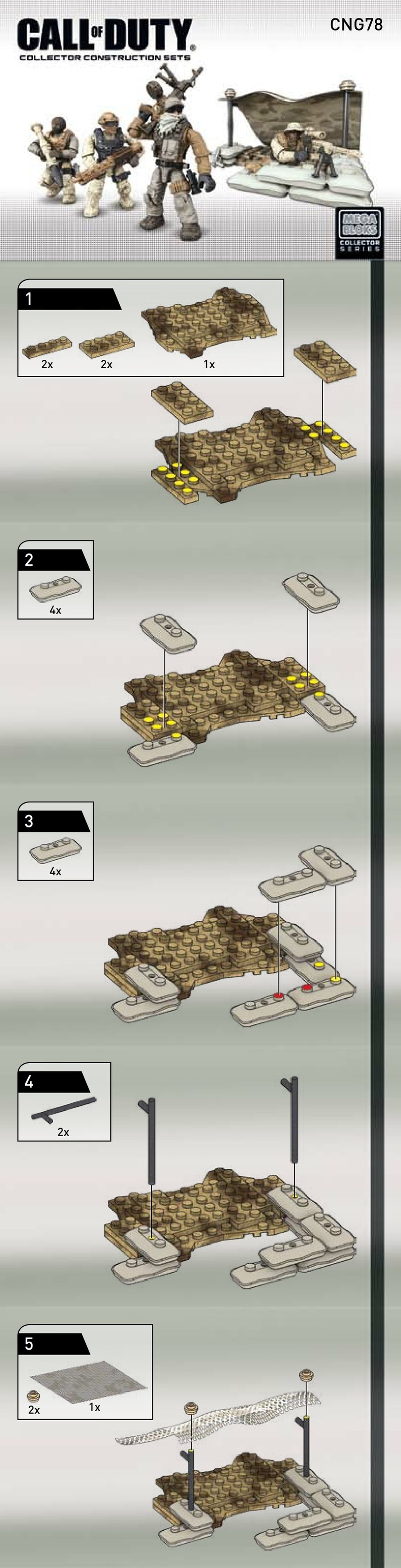 Mega Bloks Collector Series instructions