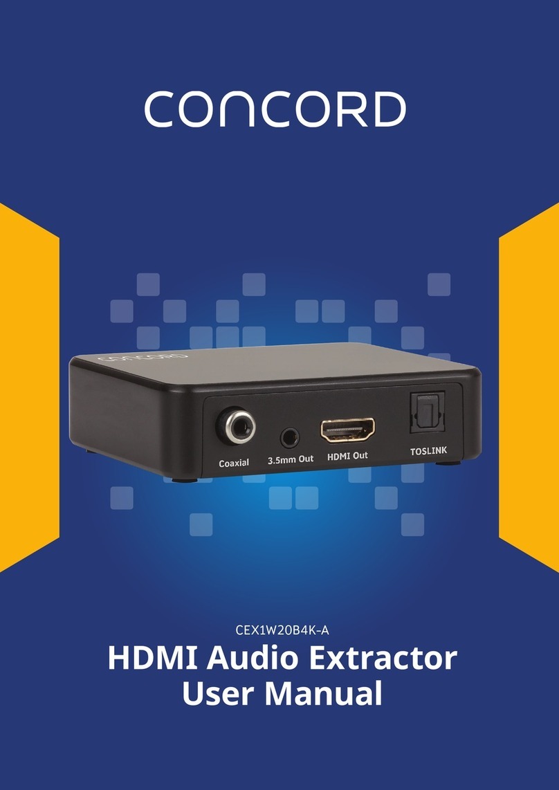 CONCORD CEX1W20B4K-A user manual