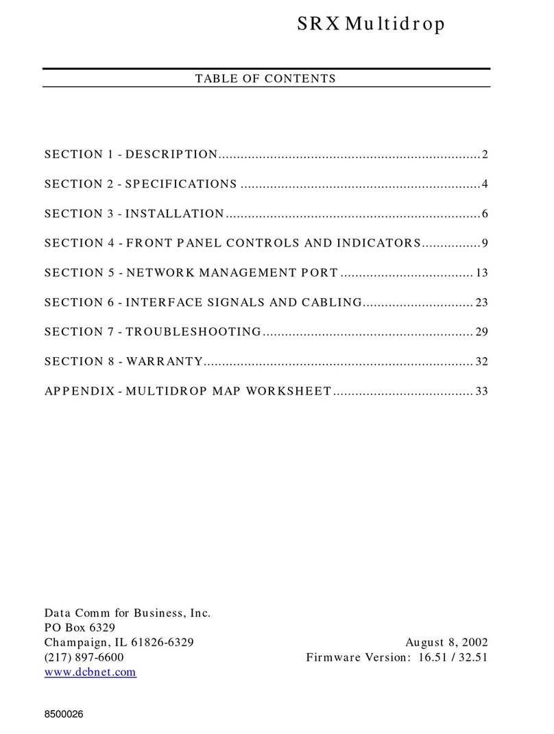 DCB SRX Multidrop manual