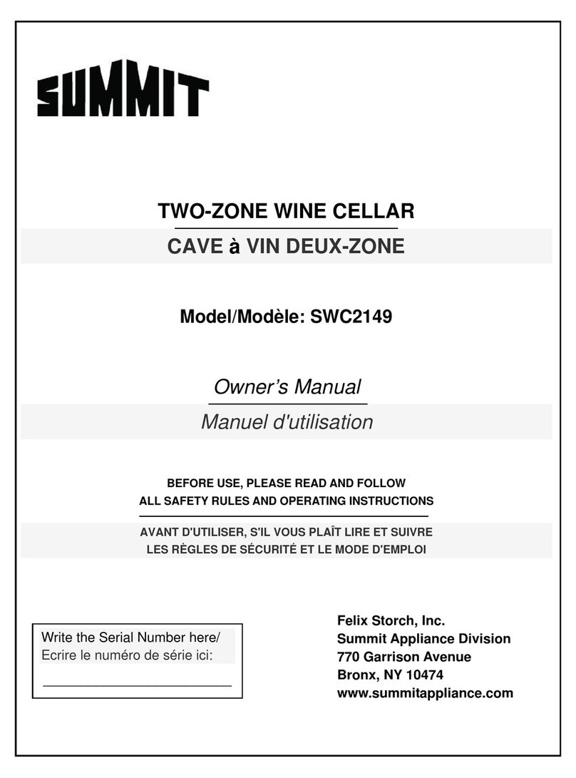 Summit SWC2149 owner's manual