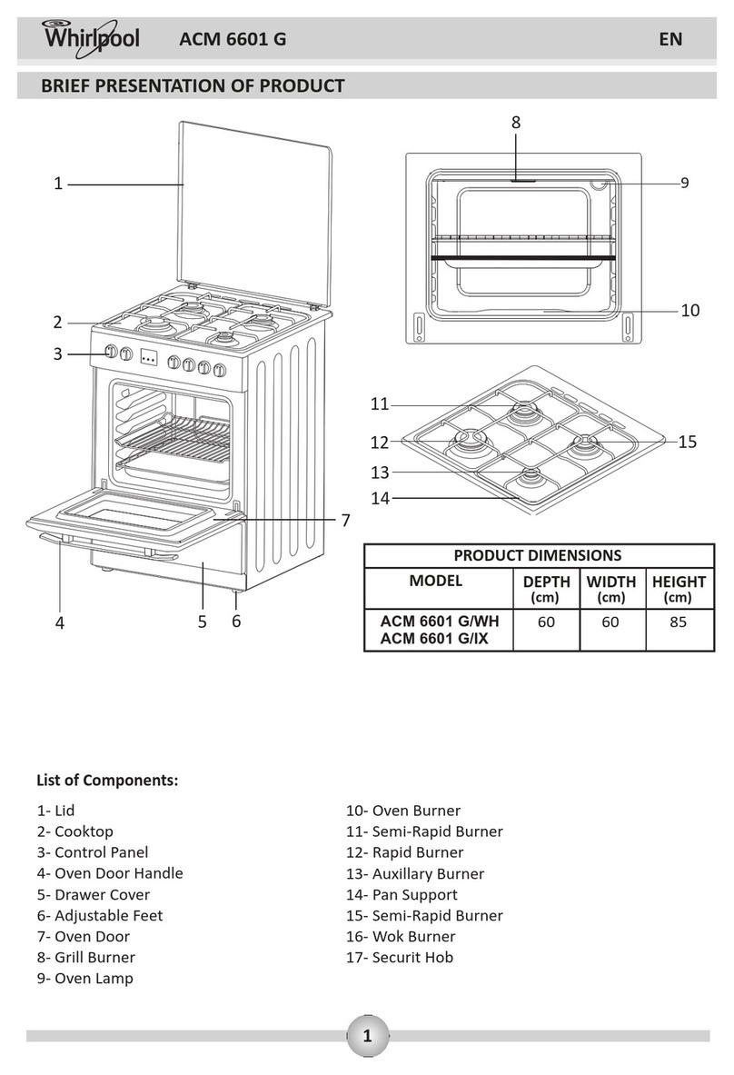 Whirlpool ACM 6601 G manual