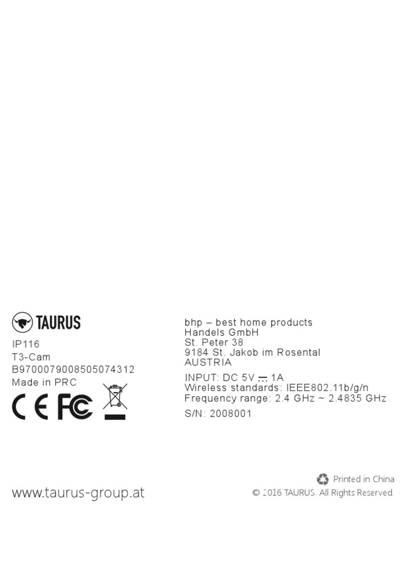 Taurus T3-Cam quick guide