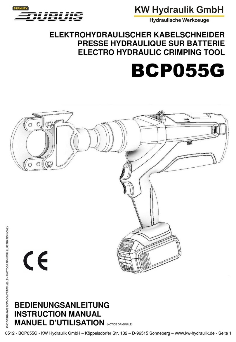 Stanley DUBUIS BCP055G User manual