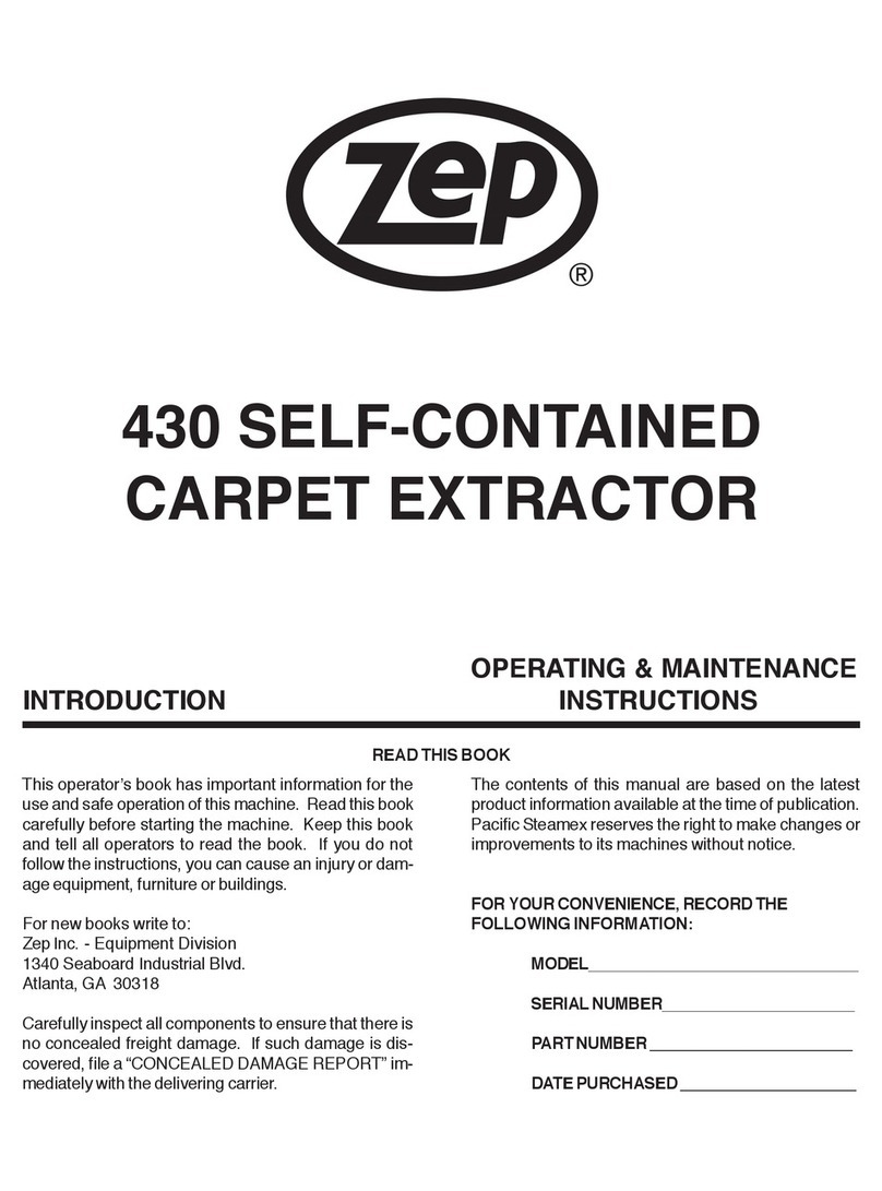 ZEP 430 Operating & maintenance instructions ZEP 430 Operating & maintenance instructions