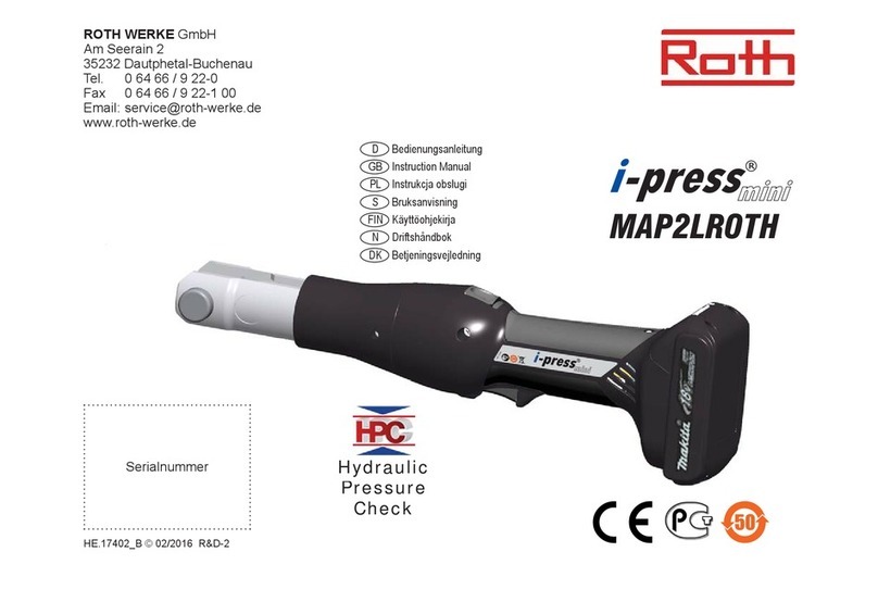 Roth i-press mini MAP2LROTH instruction manual
