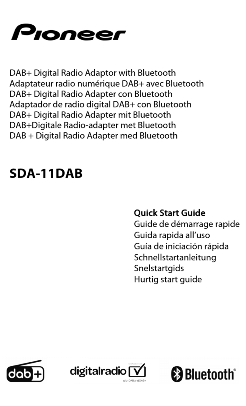 Pioneer SDA-11DAB User manual