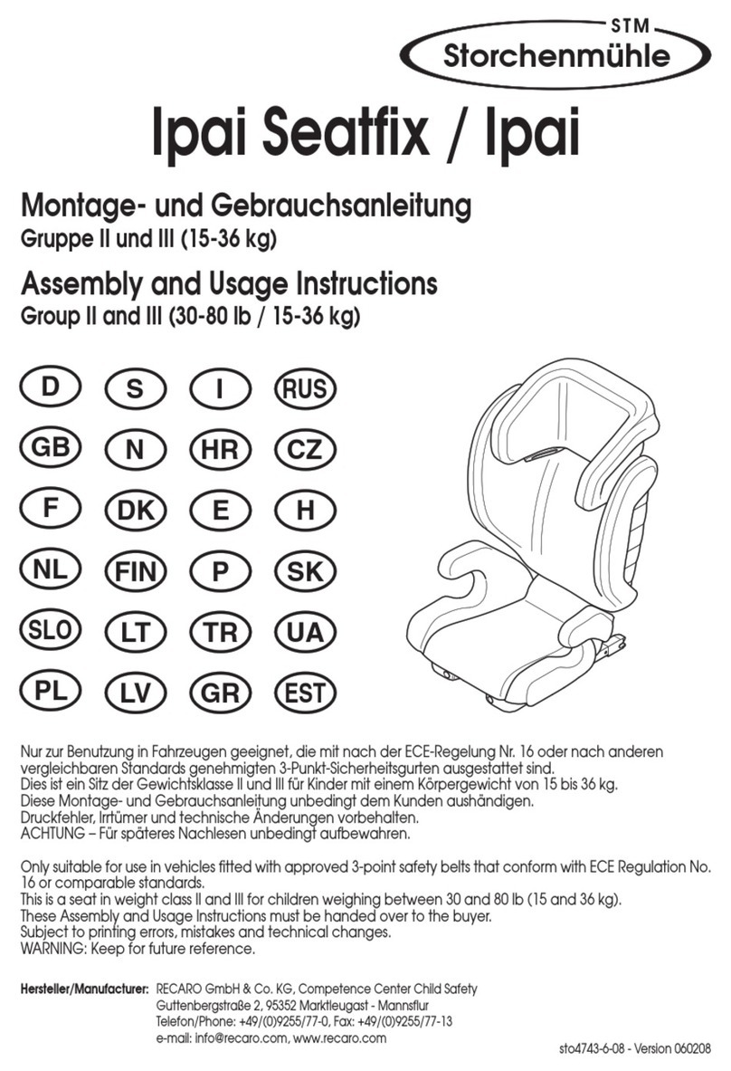 STM Storchenmuehle Ipai Seatfix Assembly and usage instructions